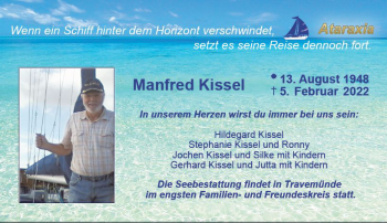Traueranzeige von Manfred Kissel von vrm-trauer Bürstädter/Lamperth. Ztg/Starkenburger