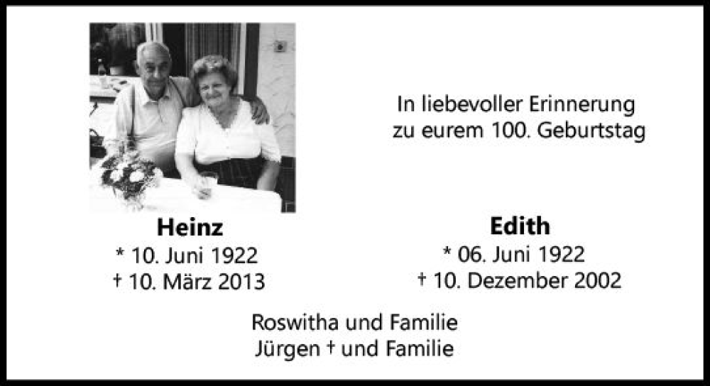  Traueranzeige für Edith  vom 10.06.2022 aus vrm-trauer Wiesbadener Kurier