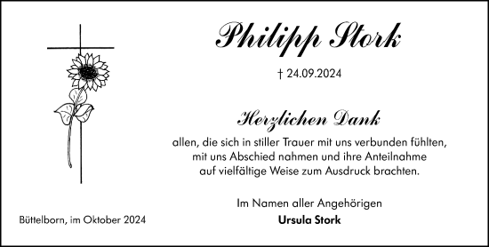 Traueranzeige von Philipp Stork von Groß-Gerauer Echo