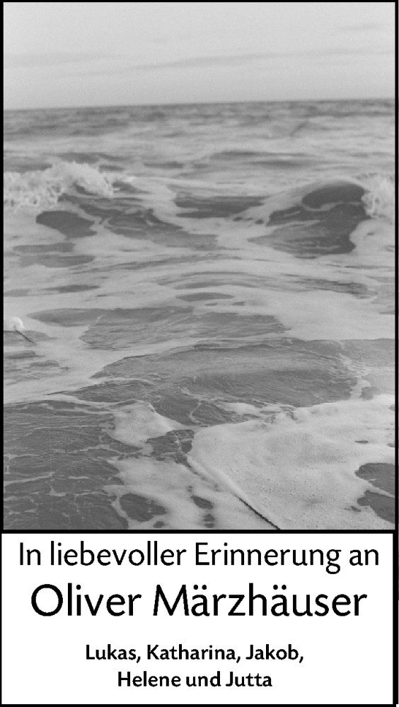  Traueranzeige für Oliver Märzhäuser vom 05.12.2025 aus Wetzlarer Neue Zeitung