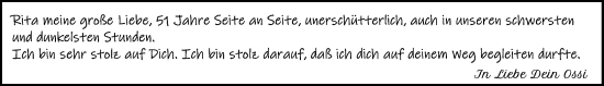 Traueranzeige von Rita Adam von Nassauische Neue Presse